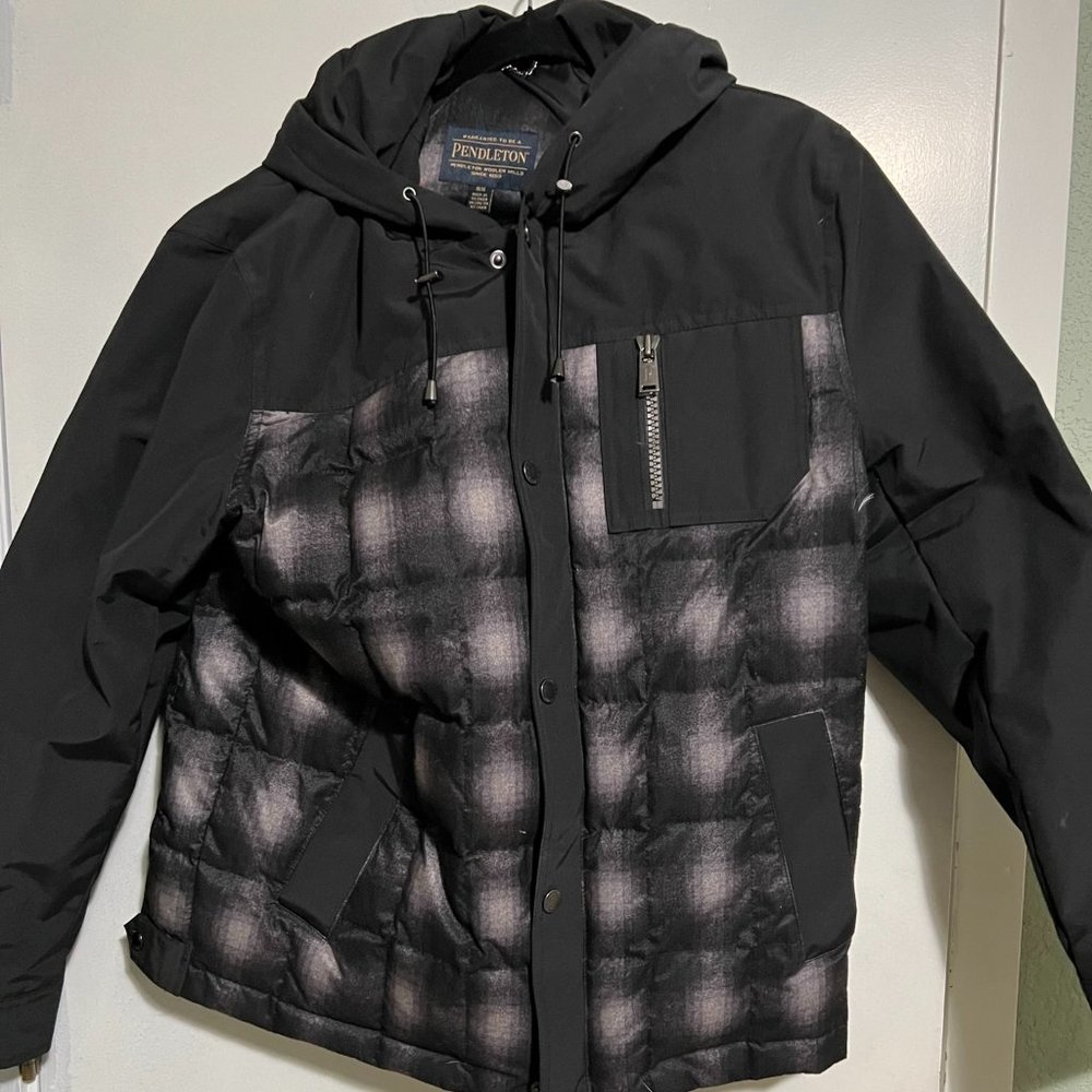 Pendleton Jacket With Hood Sz M Mens